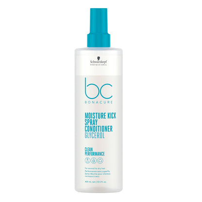 Schwarzkopf BC Moisture Kick Shampooing 500 ml + Après-shampoing en spray 400 ml + Trousse cosmétique