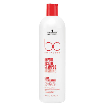 Schwarzkopf BC Repair Rescue Shampooing 500 ml + Après-shampoing en spray 400 ml + Trousse cosmétique