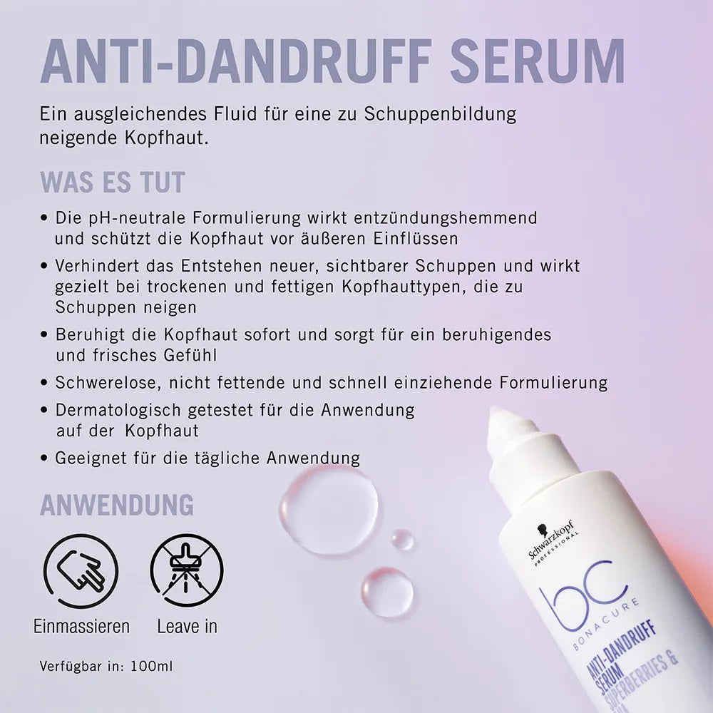 Schwarzkopf Professional Anti-Dandruff Serum 100 ml