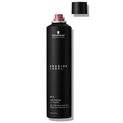 Schwarzkopf Session Label The Strong Dry Firm Hold Hairspray 500 ml