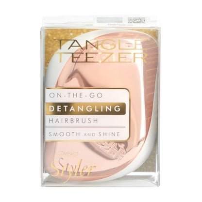 Tangle Teezer Compact Styler Rose Gold Cream - Hairbrush