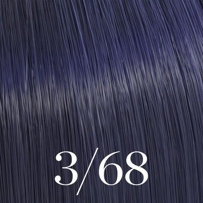 3/68 dunkelbraun violett-perl