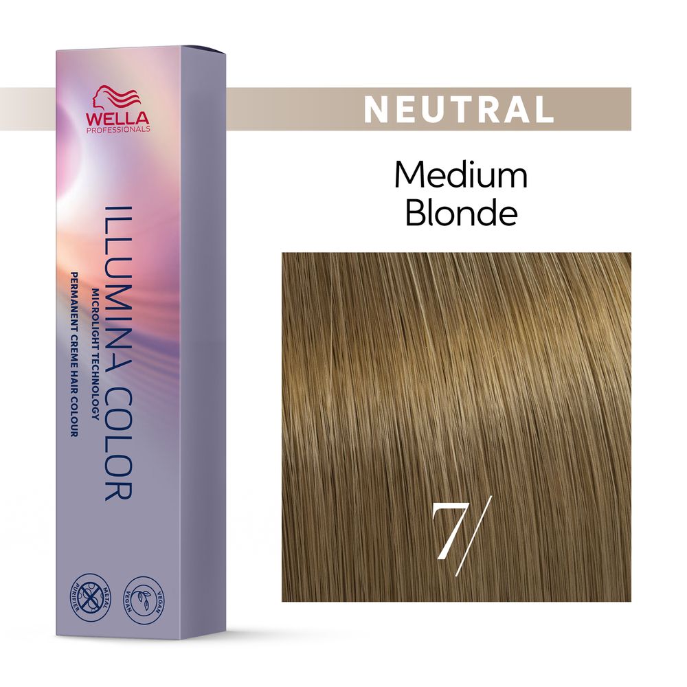 7/ mittelblond pur