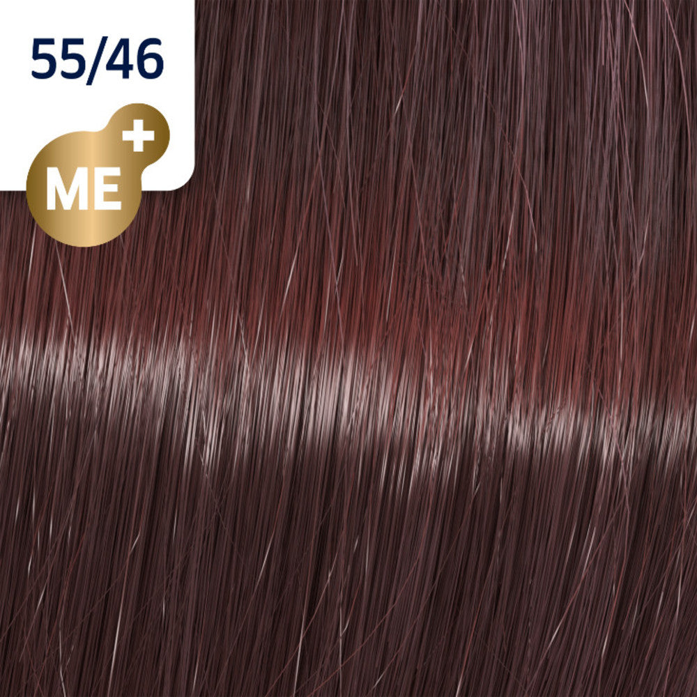 55/46 hellbraun intensiv rot-violett
