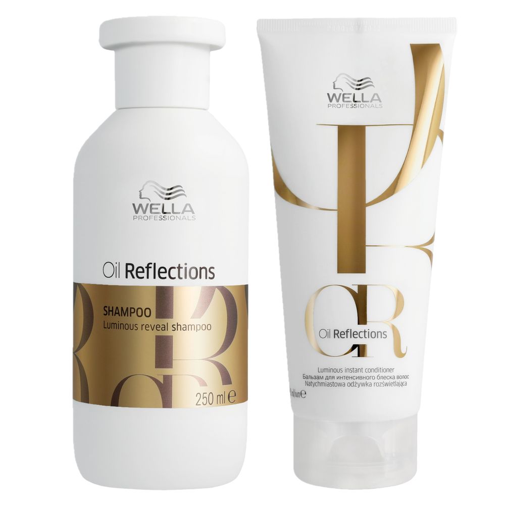 Coffret Wella Professionals Oil Reflections - Shampoing 250 ml + Après-shampoing 200 ml