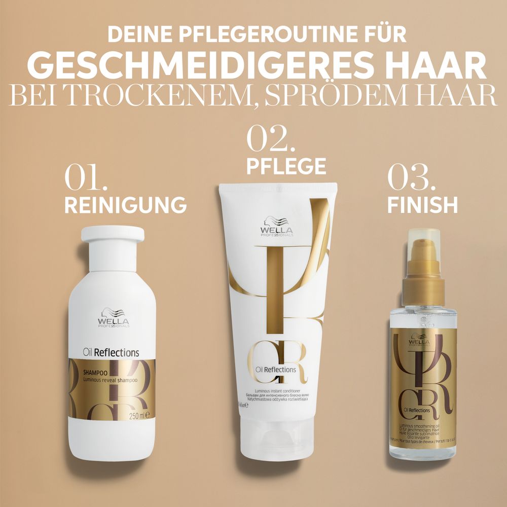 Coffret Wella Professionals Oil Reflections - Shampoing 250 ml + Après-shampoing 200 ml