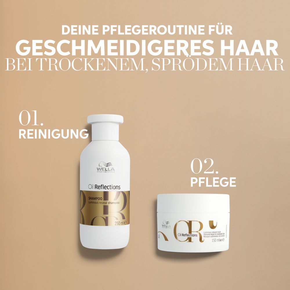 Coffret Wella Professionals Oil Reflections - Shampoing 250 ml + Après-shampoing 200 ml