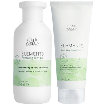 Wella Professionals Elements Renewing Set - Shampoo 250 ml + Conditioner 200 ml - NEW