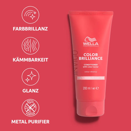Wella Professionals Invigo Color Brilliance Fine Set - Shampoo 1000 ml + Conditioner 1000 ml - NEW