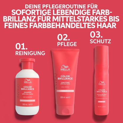 Après-shampoing Wella Professionals Invigo Color Brilliance pour cheveux fins 1000 ml
