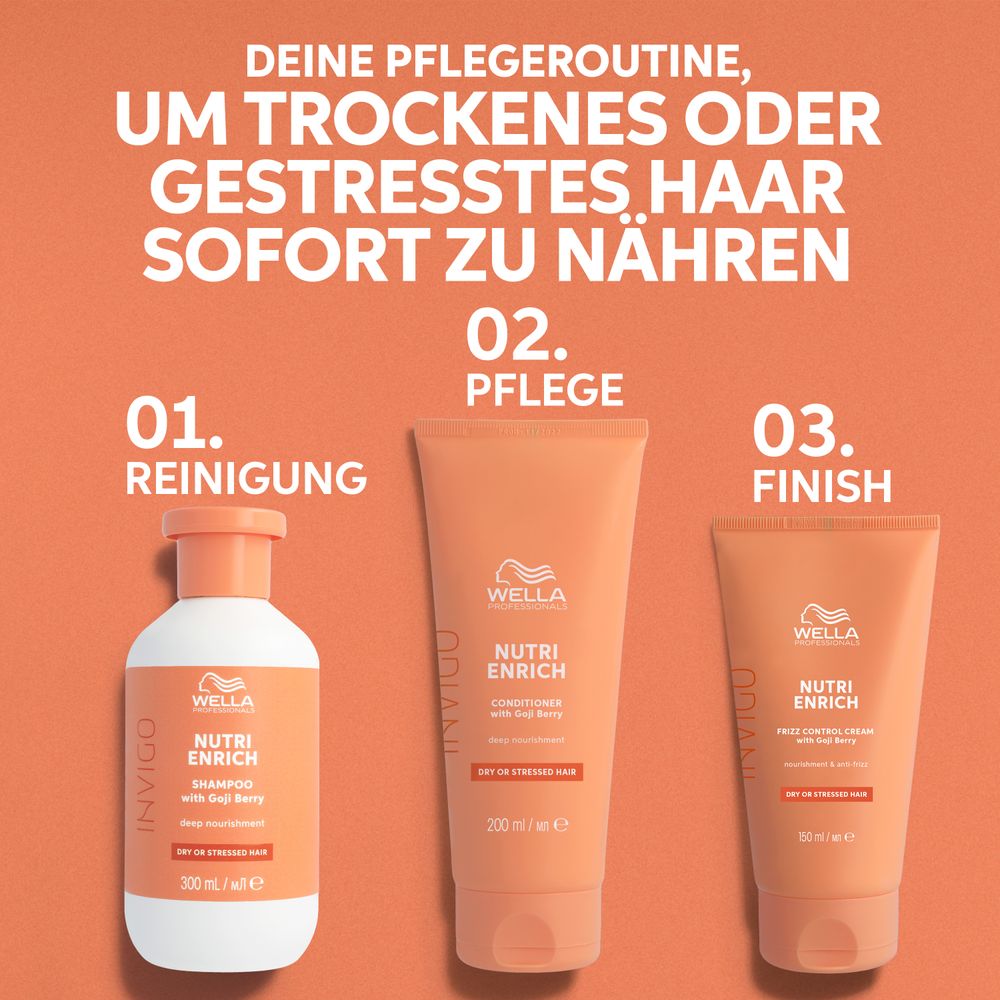 Coffret Wella Professionals Invigo Nutri-Enrich Deep Nourishing - Shampoing 1000 ml + Après-shampoing 1000 ml