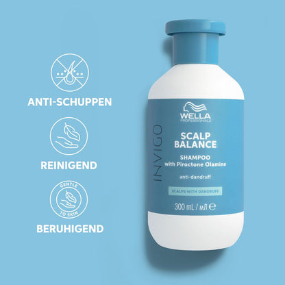 Wella Professionals Invigo Scalp Balance Clean Shampoo 300 ml - Cuir chevelu avec pellicules