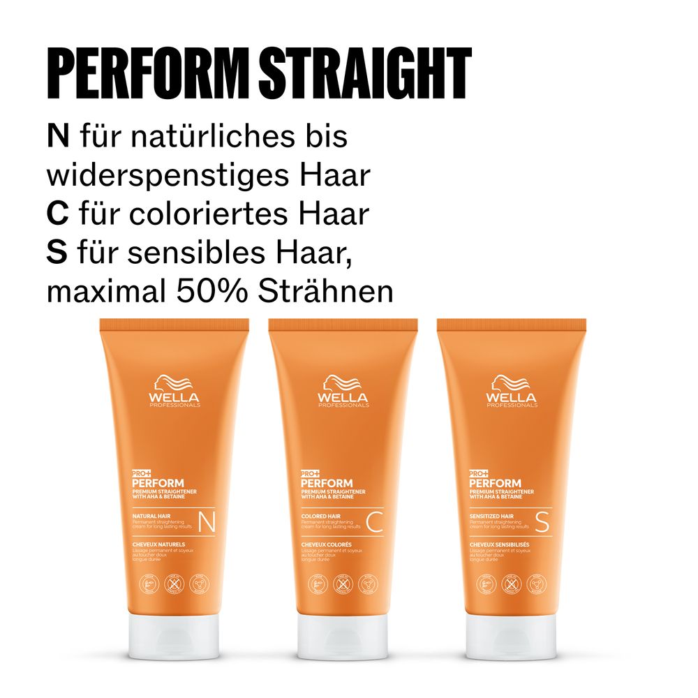 Wella Professionals Pro+ Perform Straightener N 200 ml - für natürliches Haar
