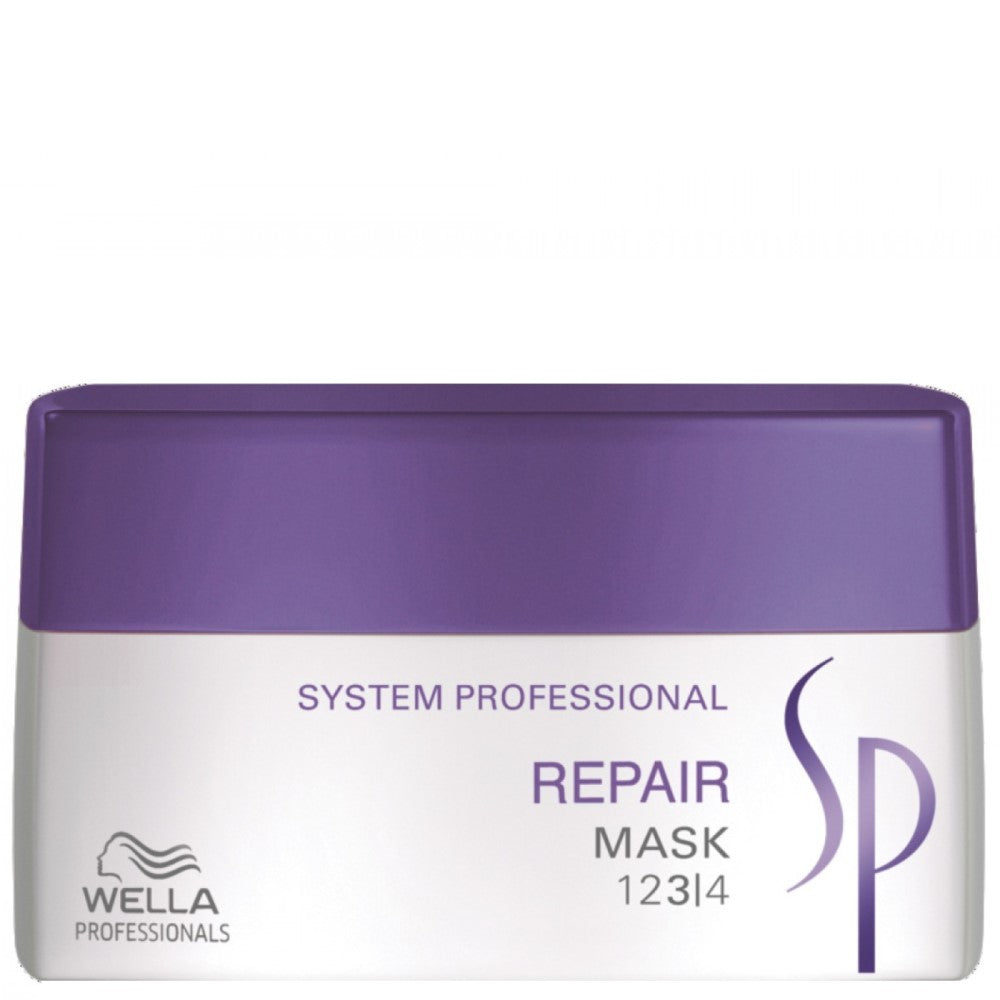 Wella SP System Professional Repair Set - Shampoo 250 ml + Conditioner 200 ml + Mask 200 ml + Free cosmetic bag