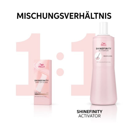 Wella Shinefinity Glaze Activator Bottle 2% 1000 ml