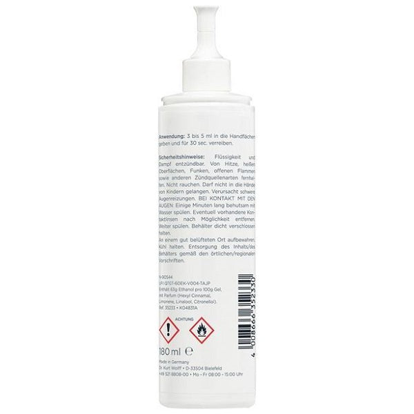 Désinfection des mains Alcina 180 ml