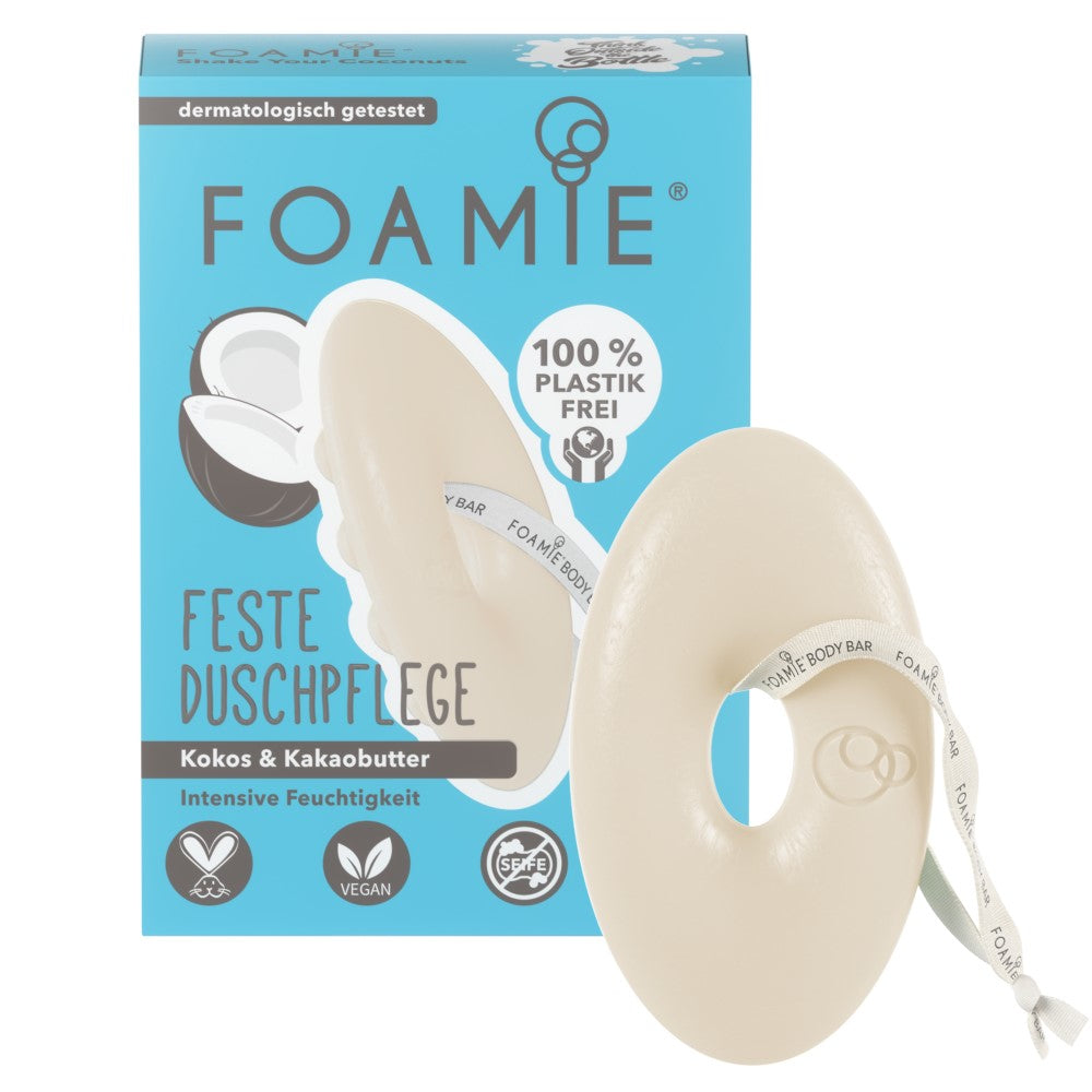Soin de douche solide Foamie - Secouez vos noix de coco